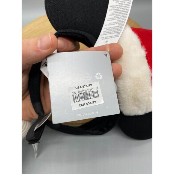 Disney Mickey Mouse Ears Headband Holliday Santa Adaptive Adjustable One Size - Picture 5 of 6